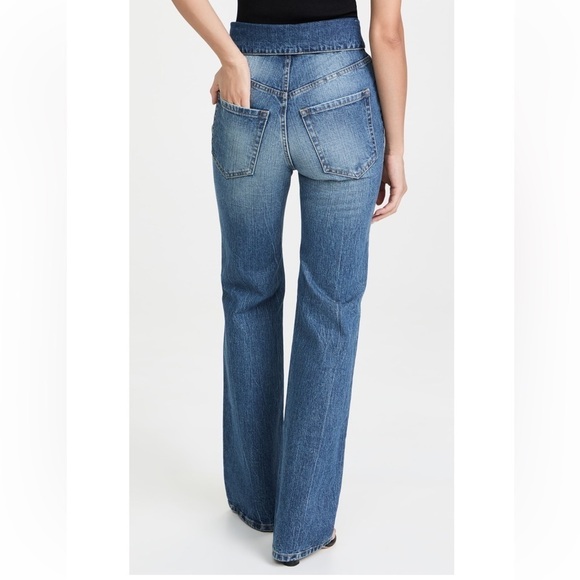 New! SER.O.YA Valerie High Rise Wide Leg Jean In Modesto 26x28 👖 NWT - Picture 8 of 11